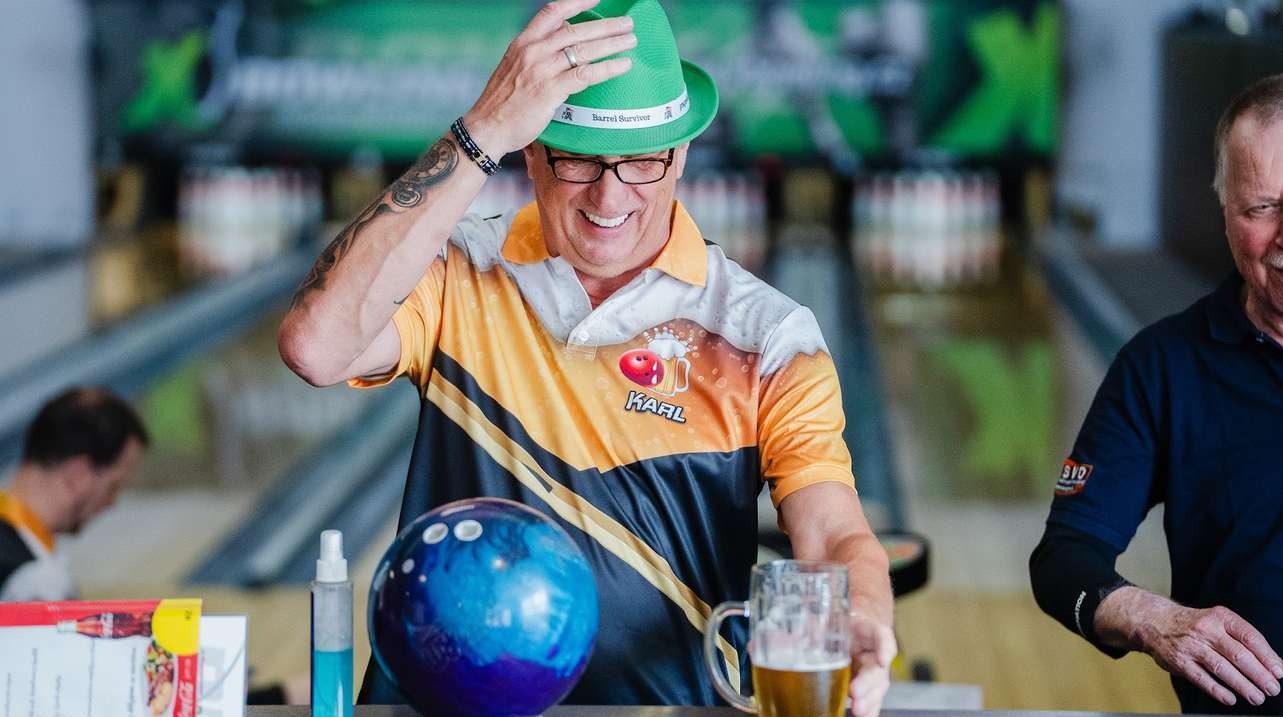 A smiling player enjoying the tournament